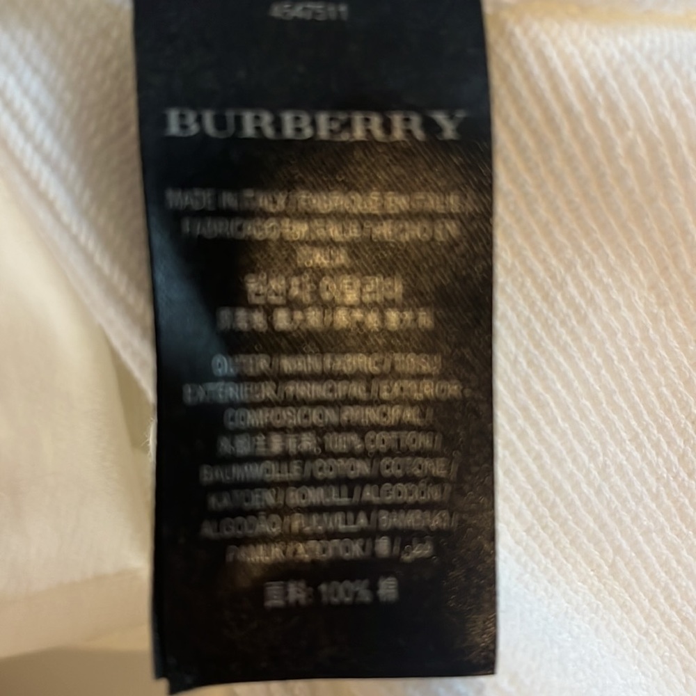 Burberry Cream Boxy Crewneck Sweatshirt - Picture 10 of 11